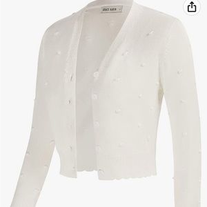Cute white cardigan